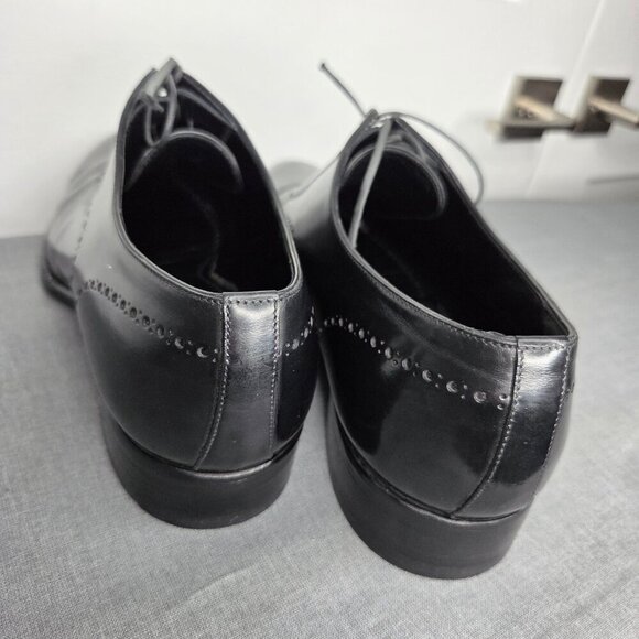 Men\'s Louis Vuitton Vintage Black Leather Cap-Toe RARE Oxfords - Size 9.5 COA main image 15